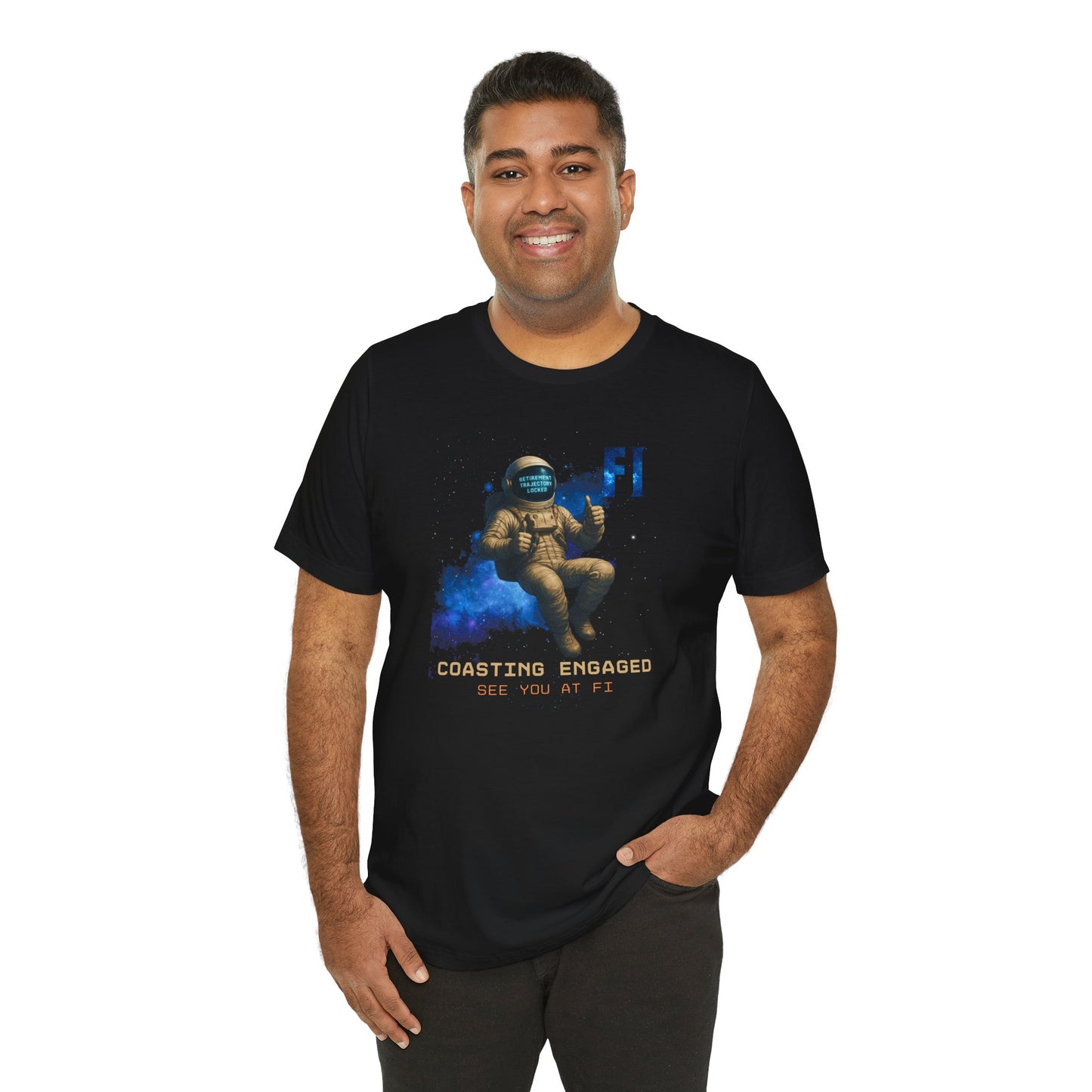 Astronaut Coast FI T-shirt