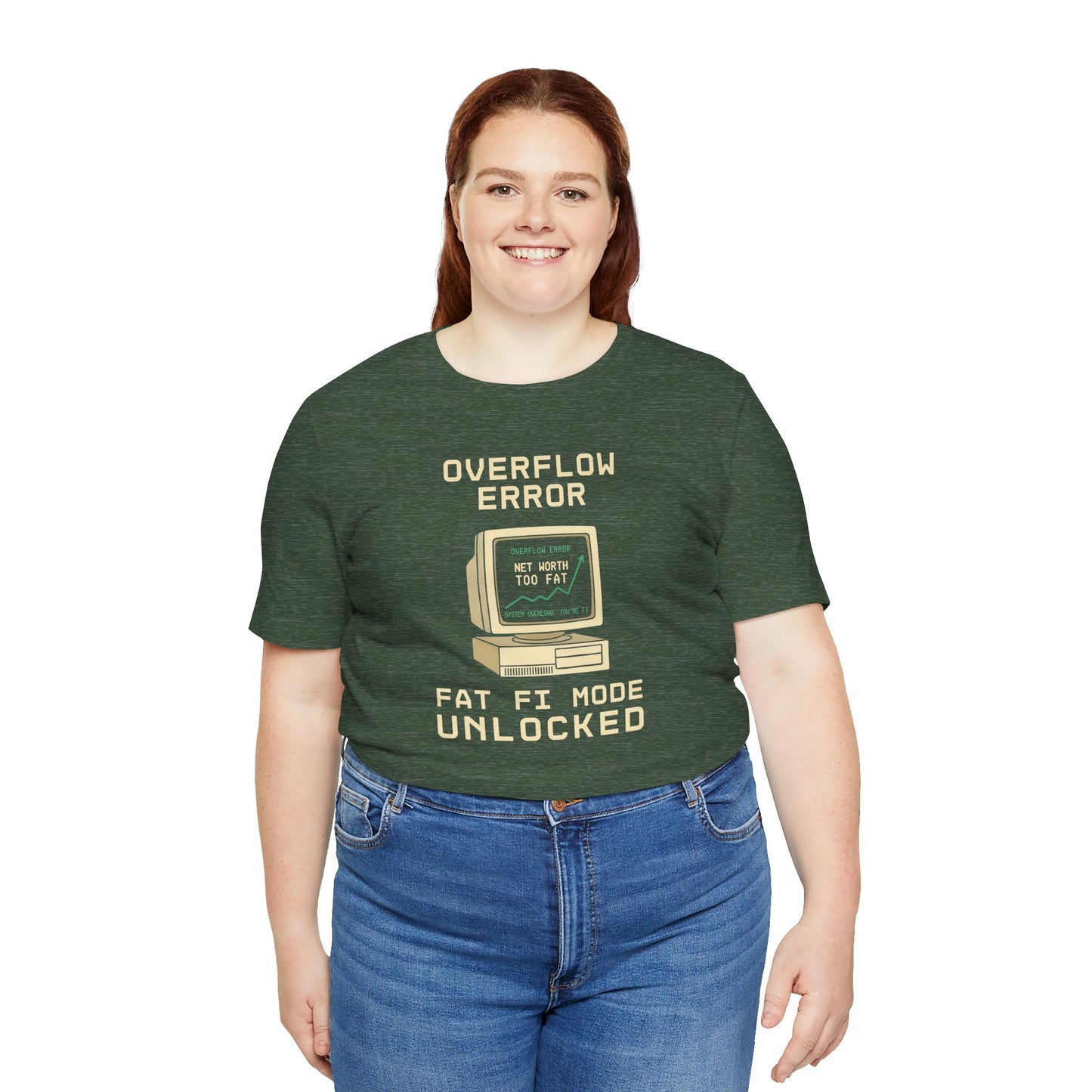 Overflow Error: Fat FI Mode Unlocked – Retro FIRE Tee