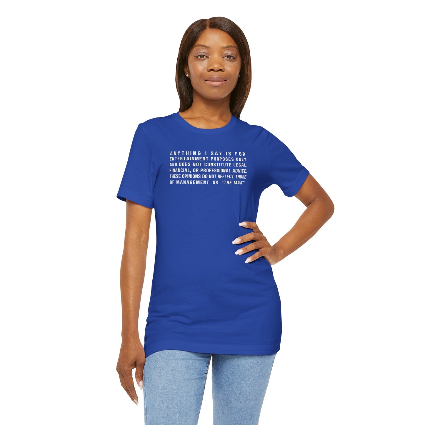 Financial Advice Disclaimer T-shirt