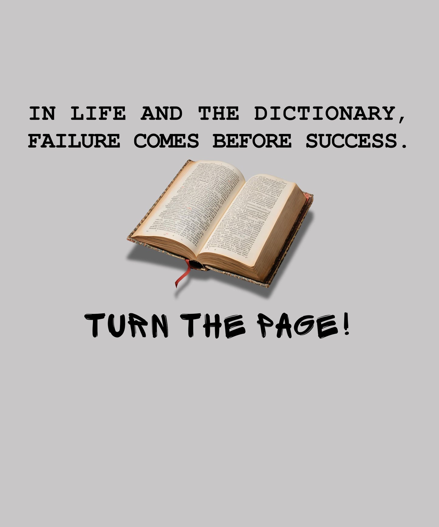 Failure Comes Before Success Dictionary T-Shirt