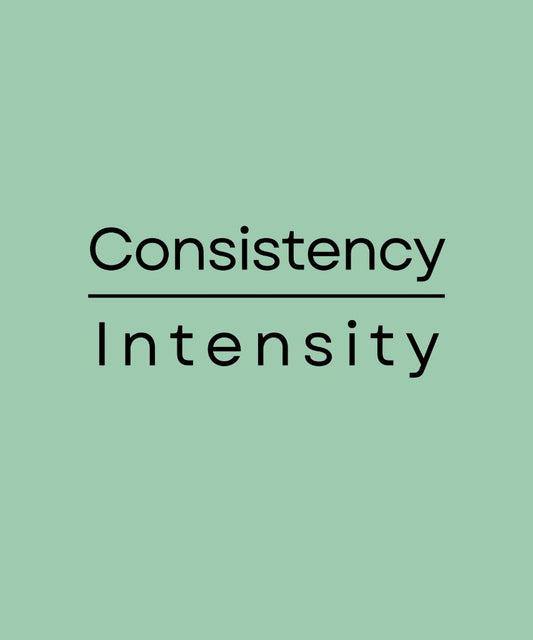 Consistency over Intensity T-shirt