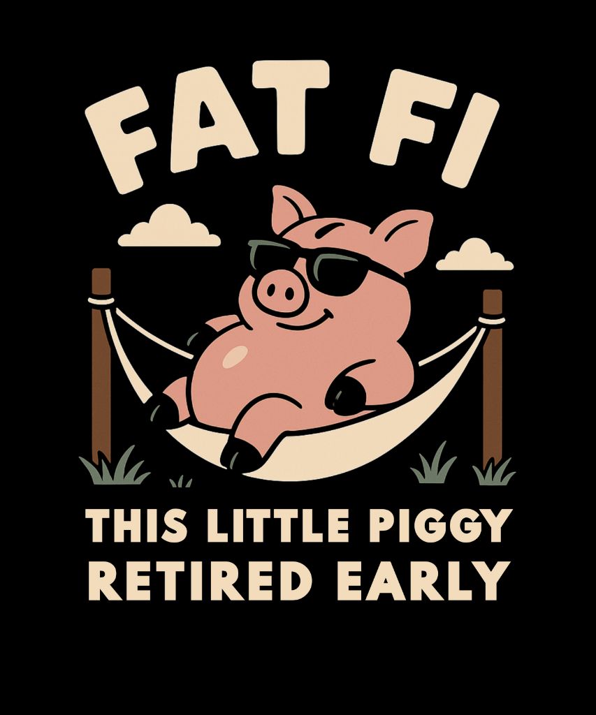 FAT FI – This Little Piggy Retired Early Tee