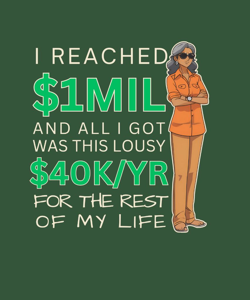 "I Reached $1Mil and All I Got Was This Lousy $40k" Woman Tank Top