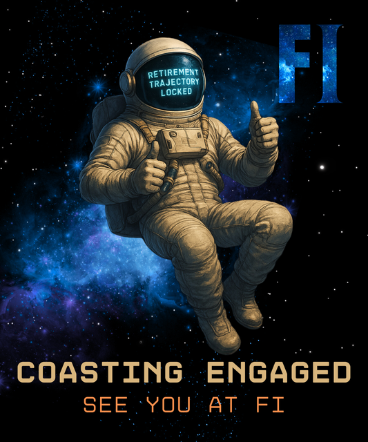 Astronaut Coast FI T-shirt