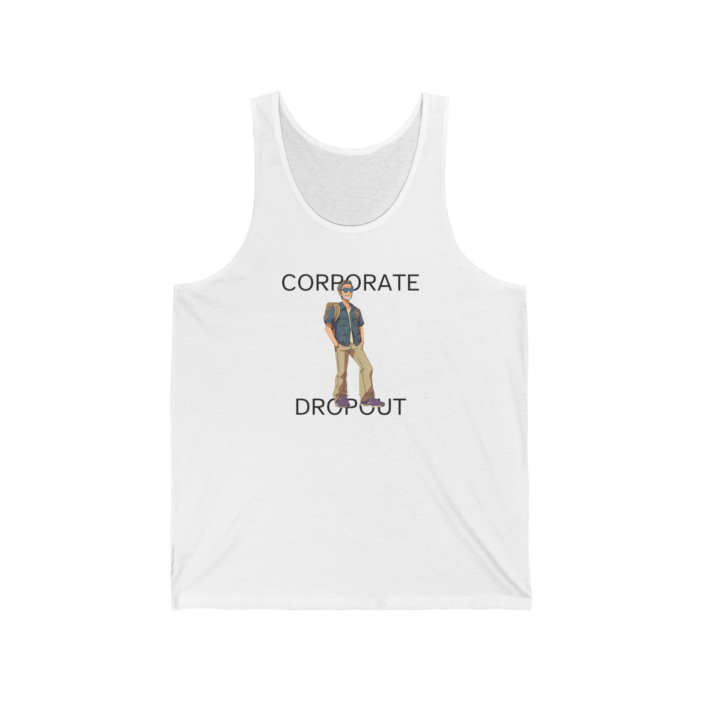 Corporate Dropout Male - Tank Top